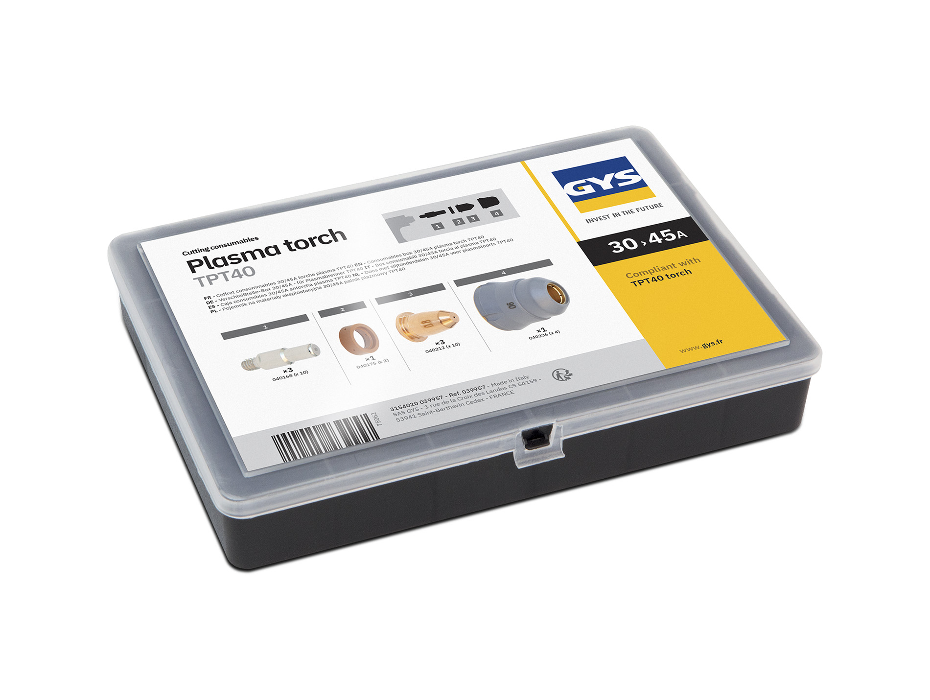 Coffret accessoires pour torche à plasma GYS